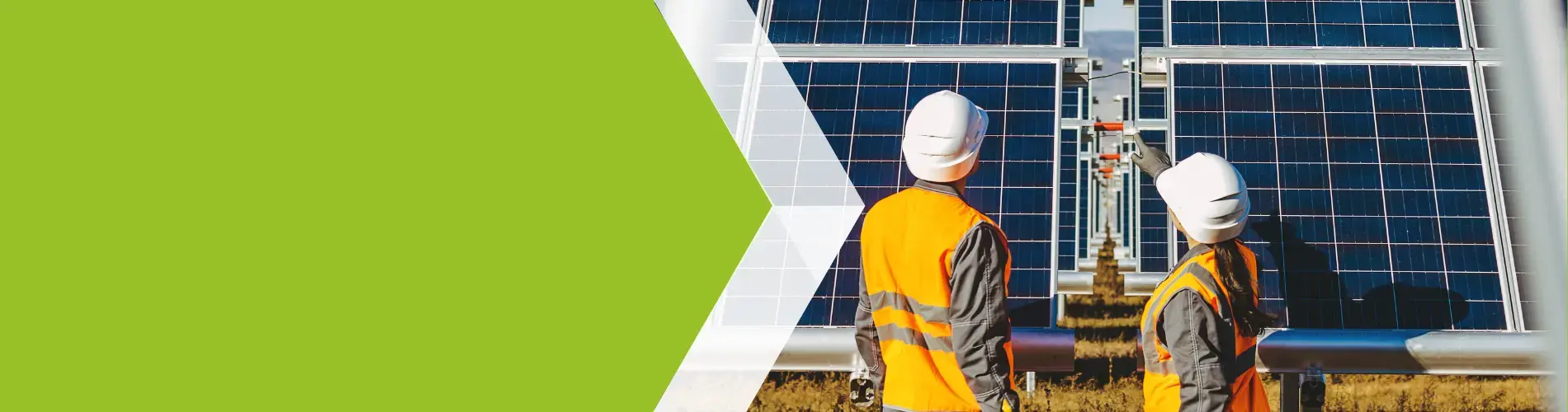 solar panels web banner