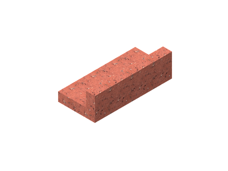 Pistol brick slip