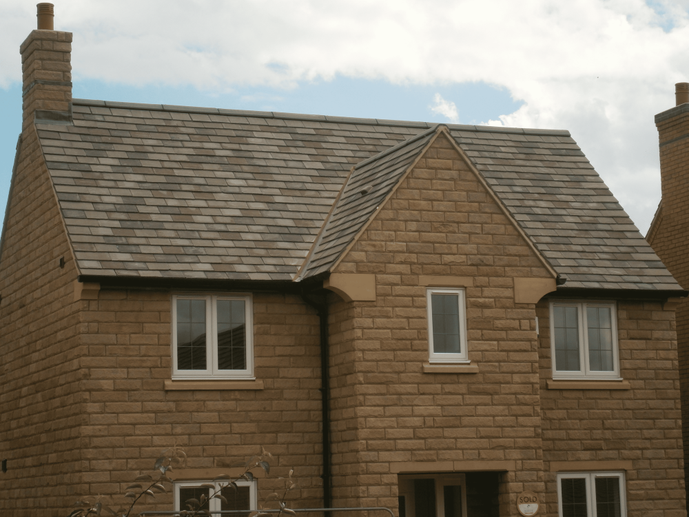 William Davis Homes, Morledge, Derbys Forticrete Cast Stone and Forticrete Hardrow Overture Slates