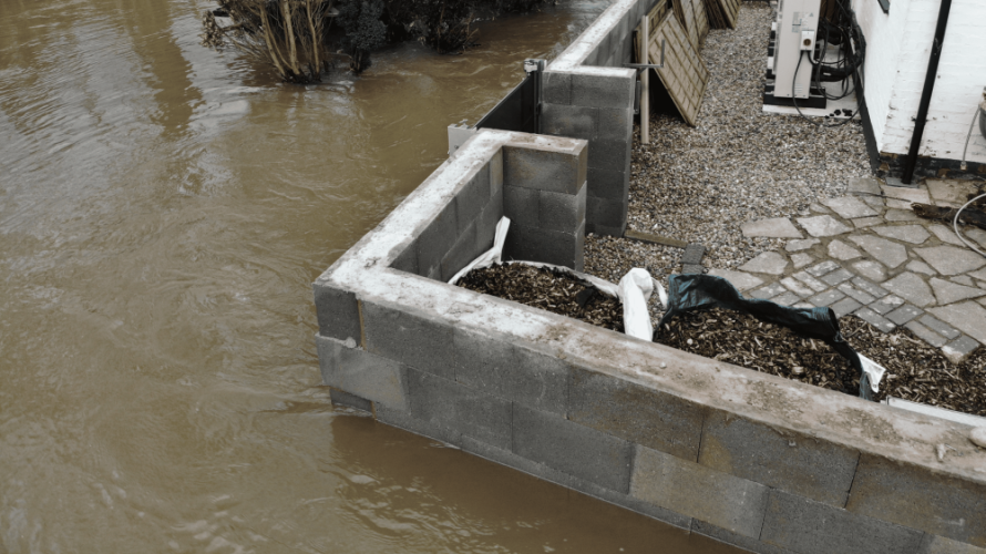 Stepoc, flood defence, Worcestershire