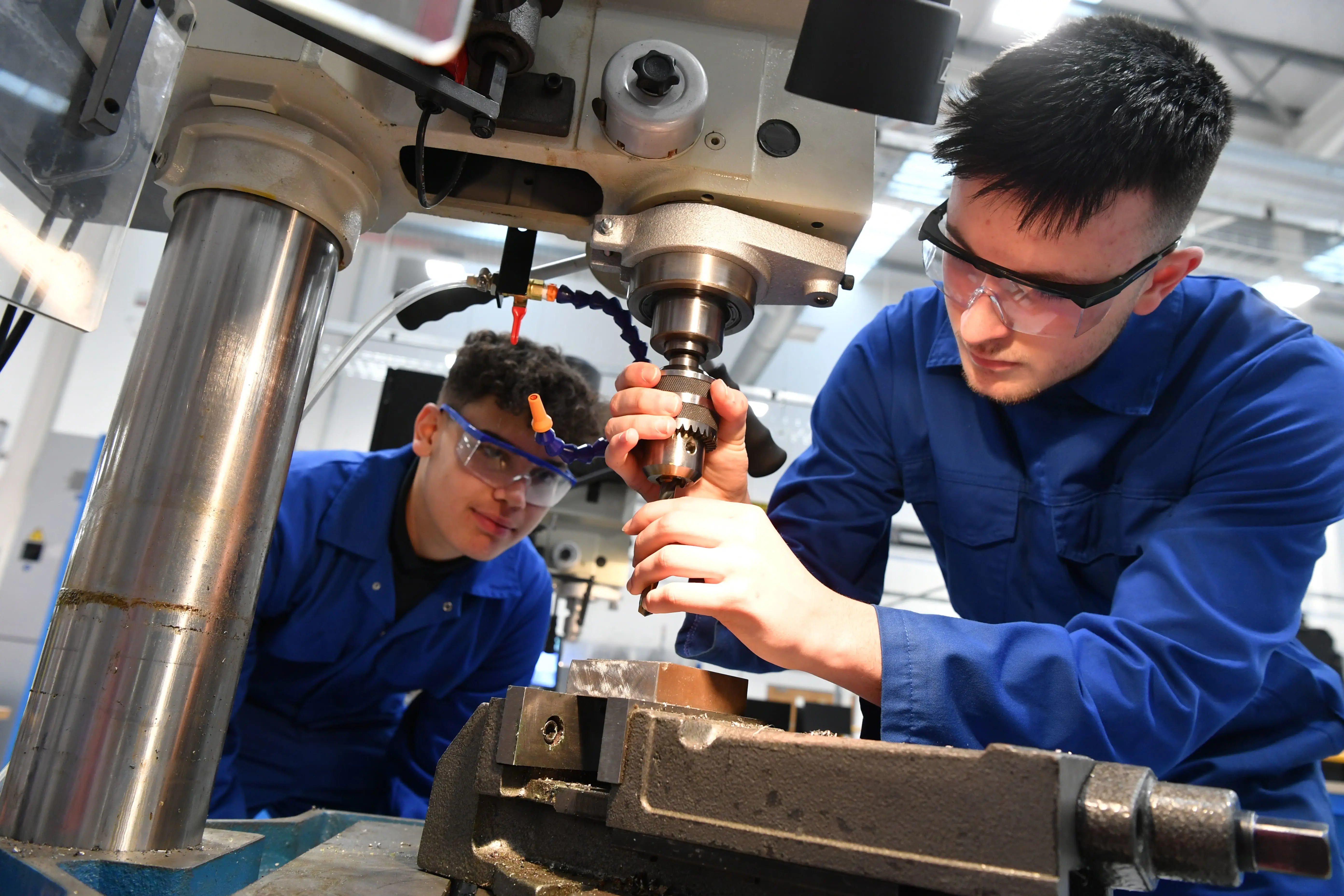 Engineering apprentices at MAKE UK