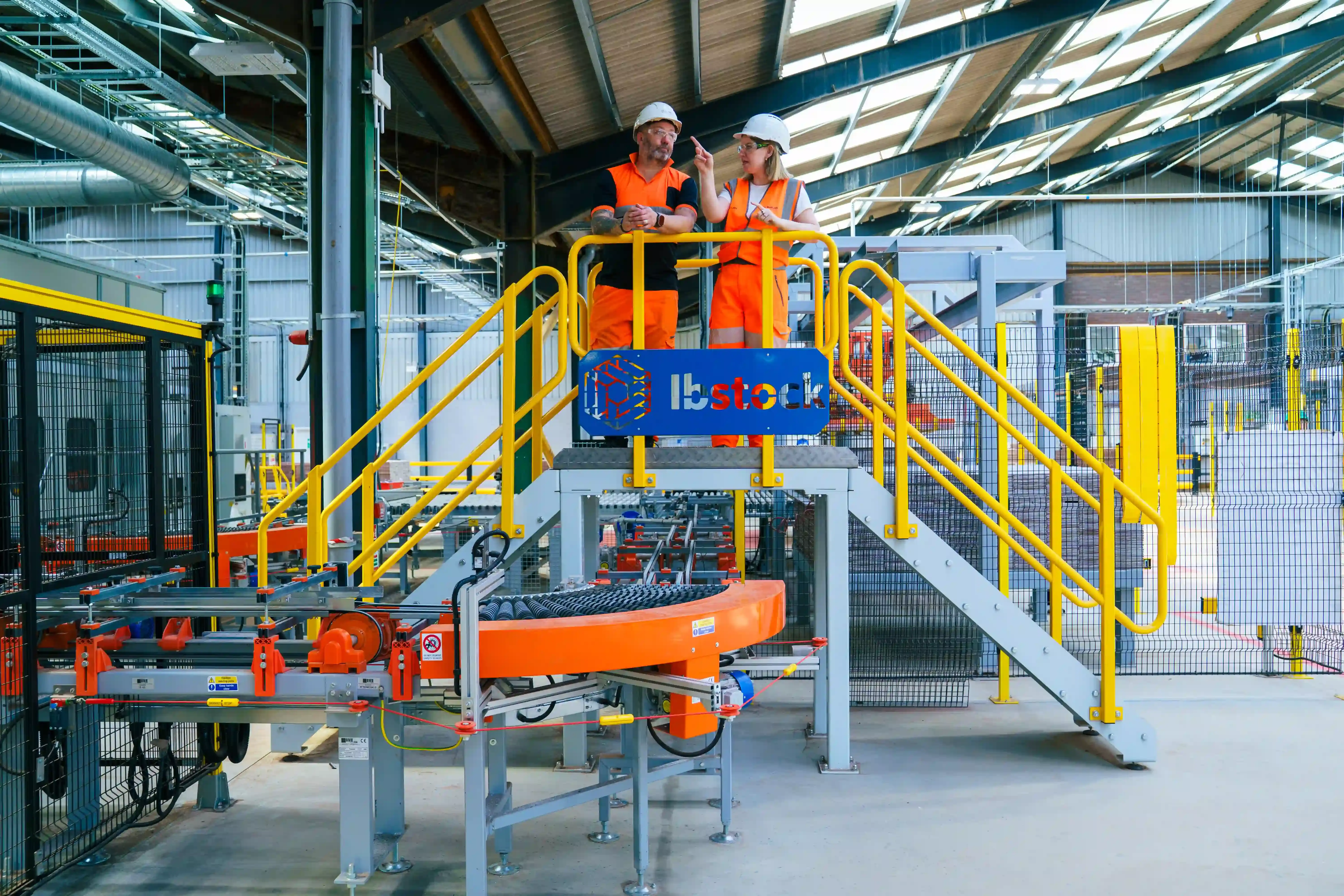 Colleagues at Ibstock Nostell Facade Facility