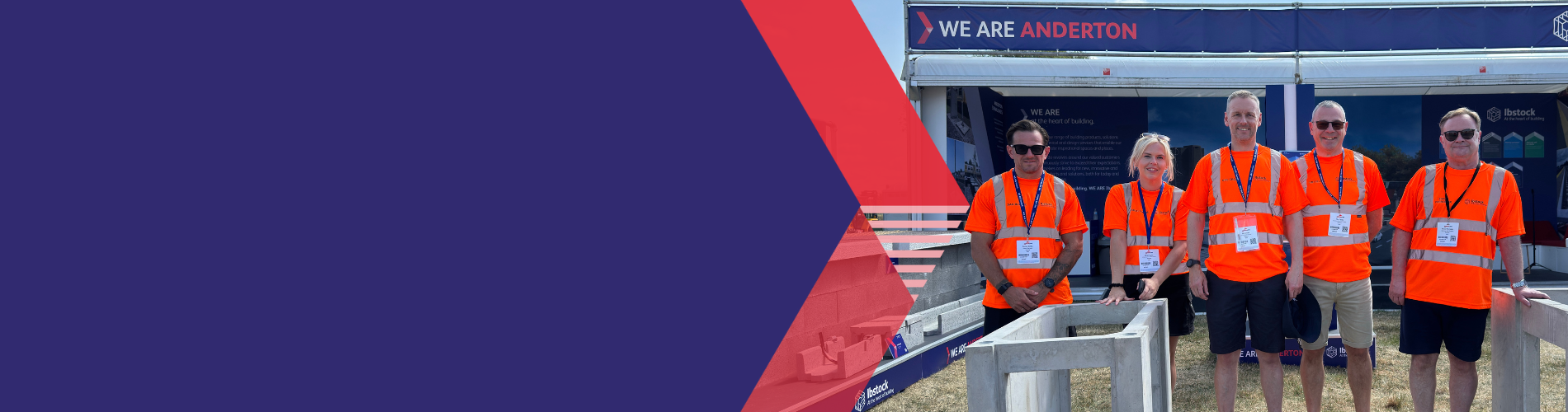 Ibstock - Anderton sales team at Rail Live 2025 