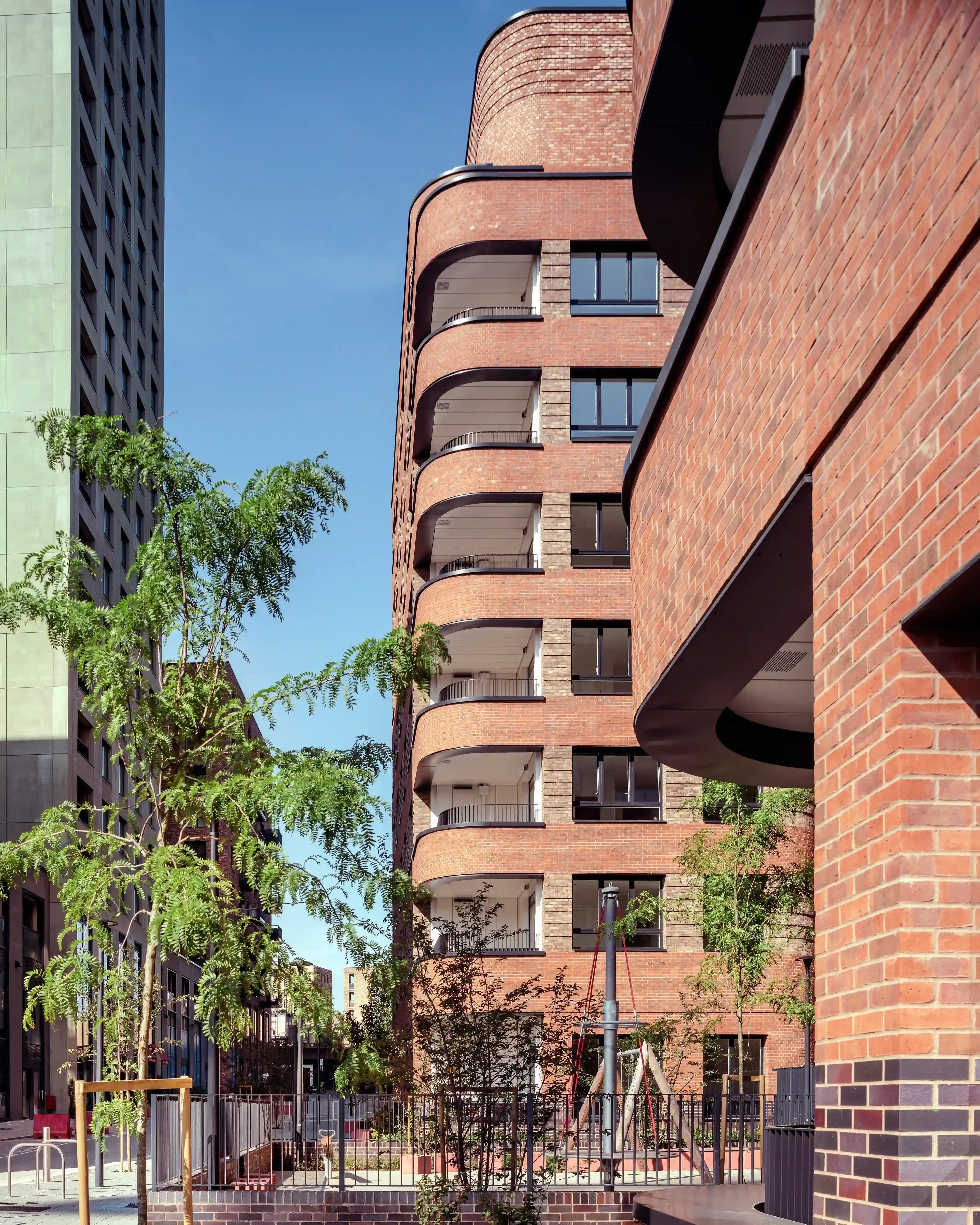 Bulrush Court uses Ibstock's Commercial Red & Olde English Grey bricks