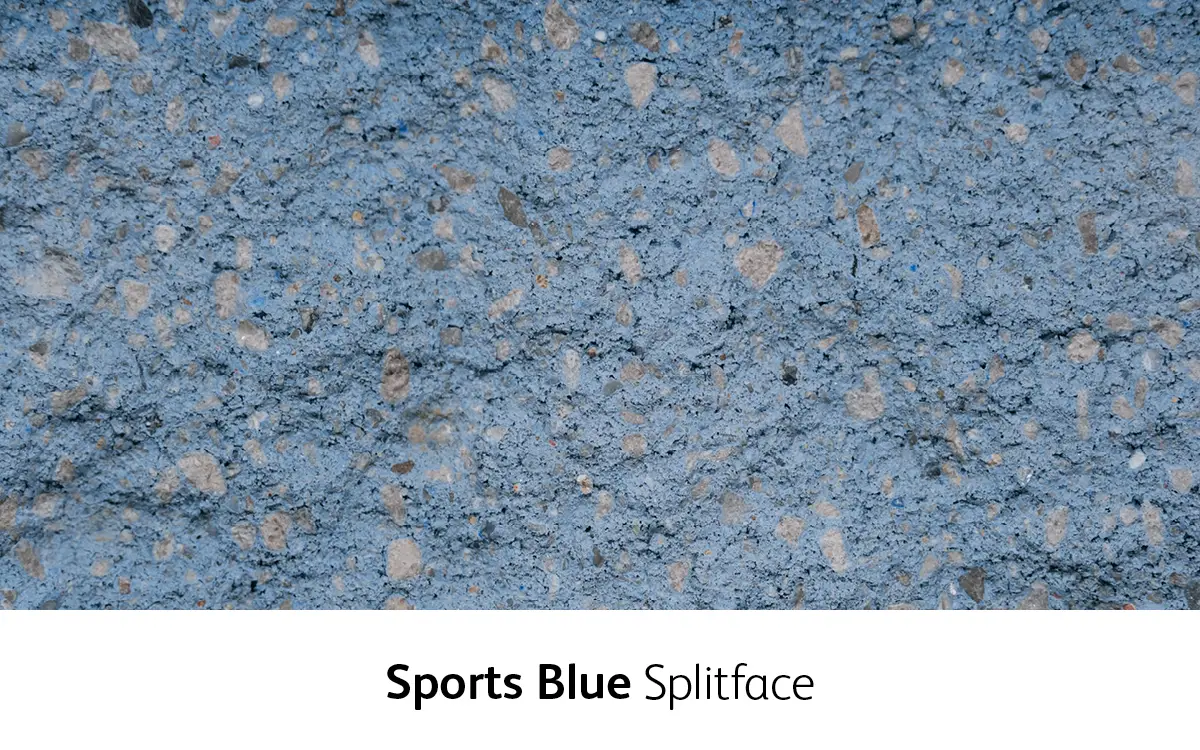 Architectural masonry Sports Blue Splitface Exclusive
