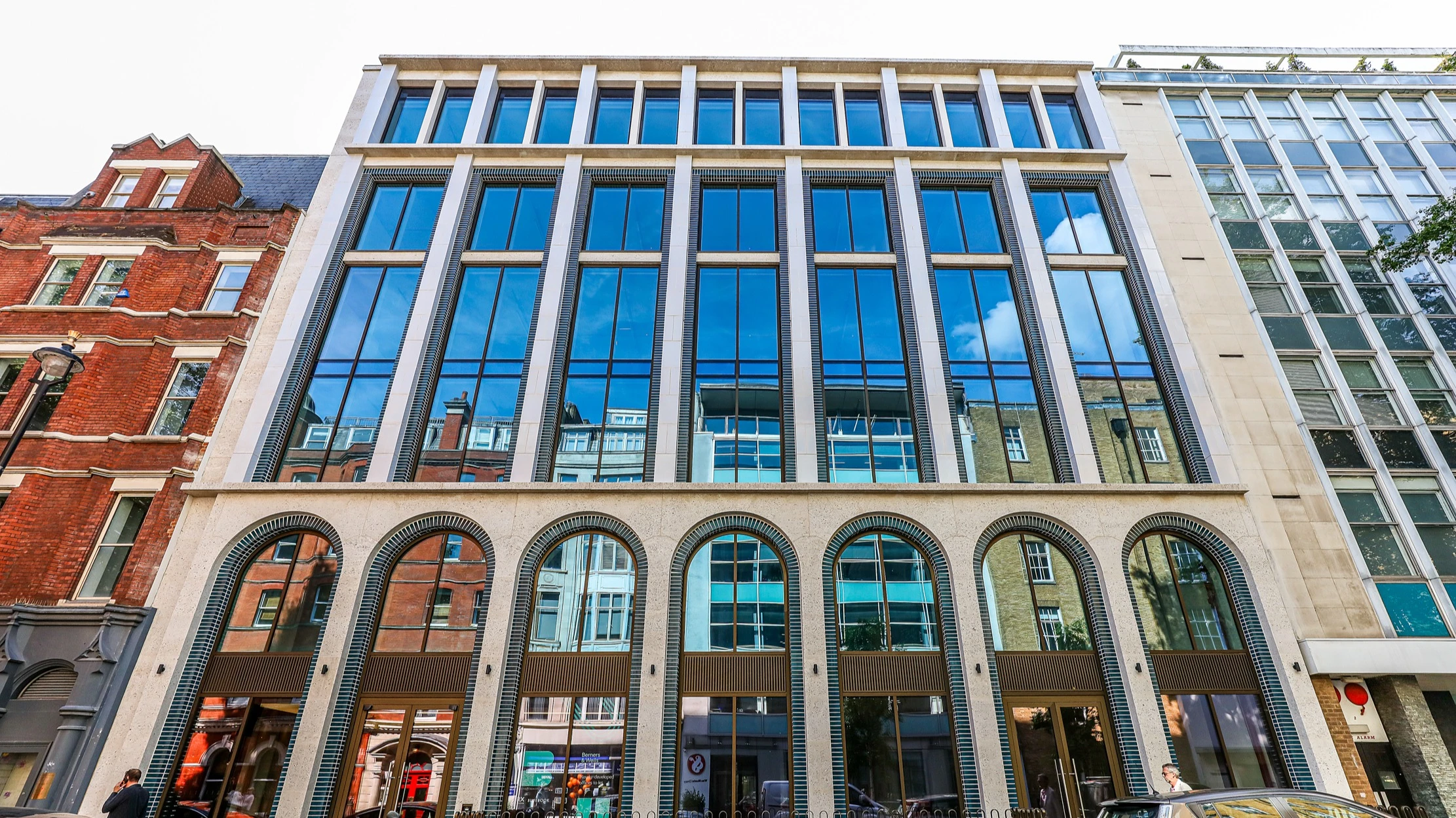 Berners & Wells - blue glazed bricks