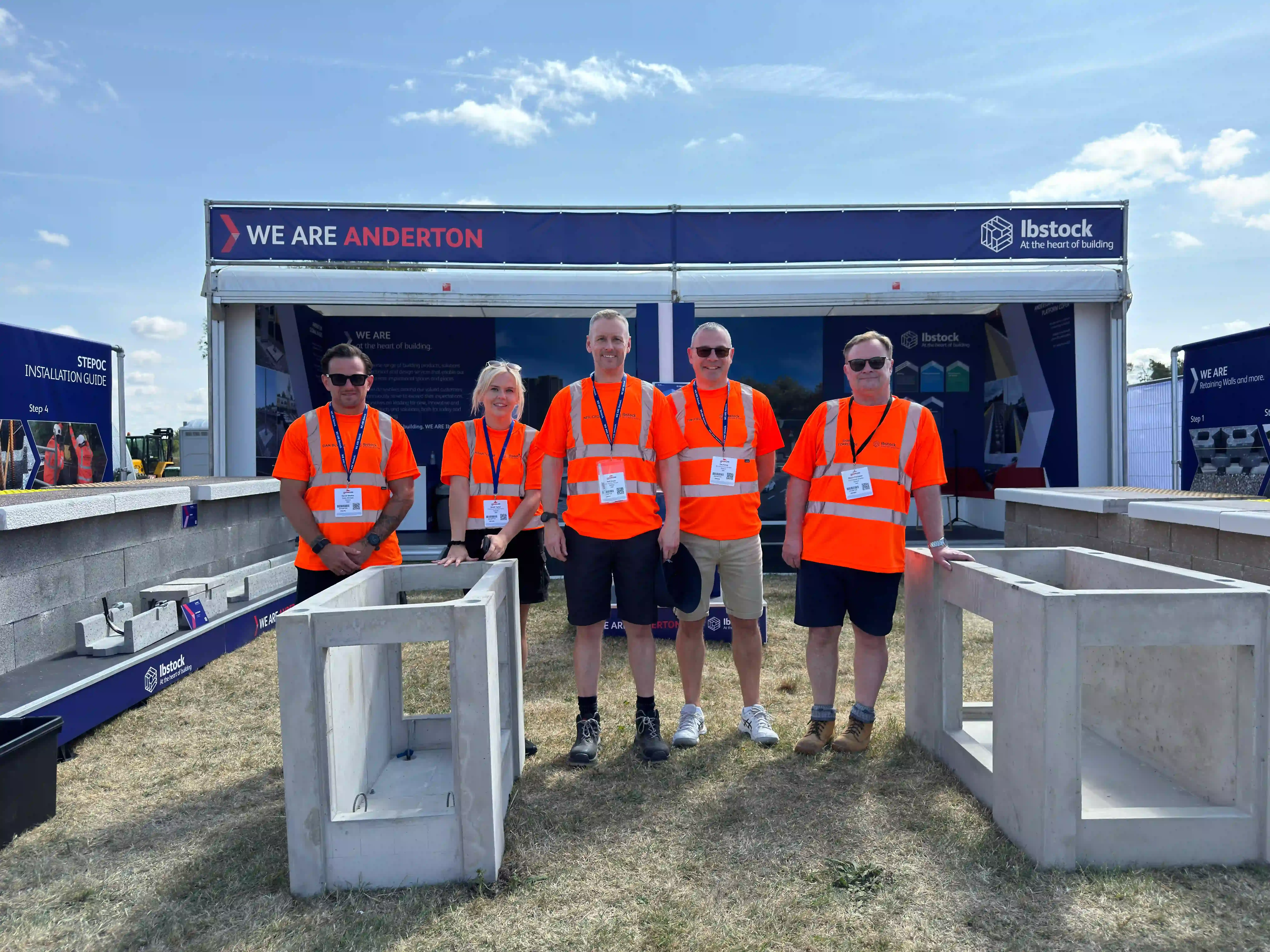 Ibstock - Anderton sales team at Rail Live 2025 