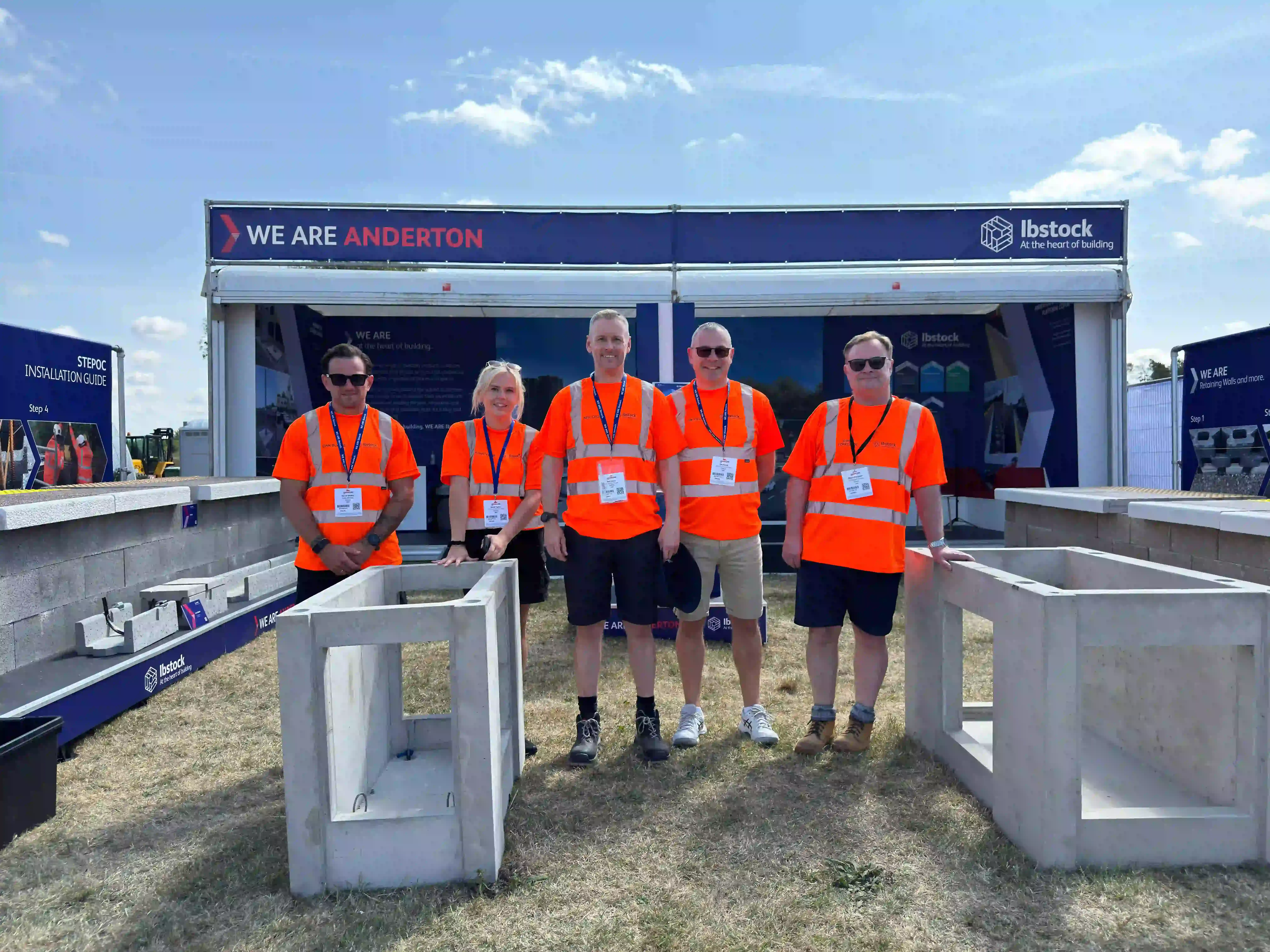 Ibstock - Anderton sales team at Rail Live 2025 