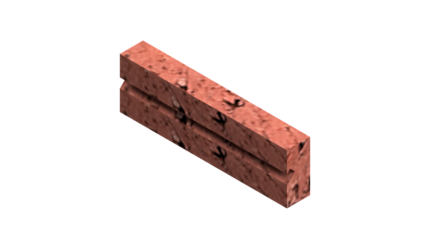 Rear chamberlain stretcher brick slip