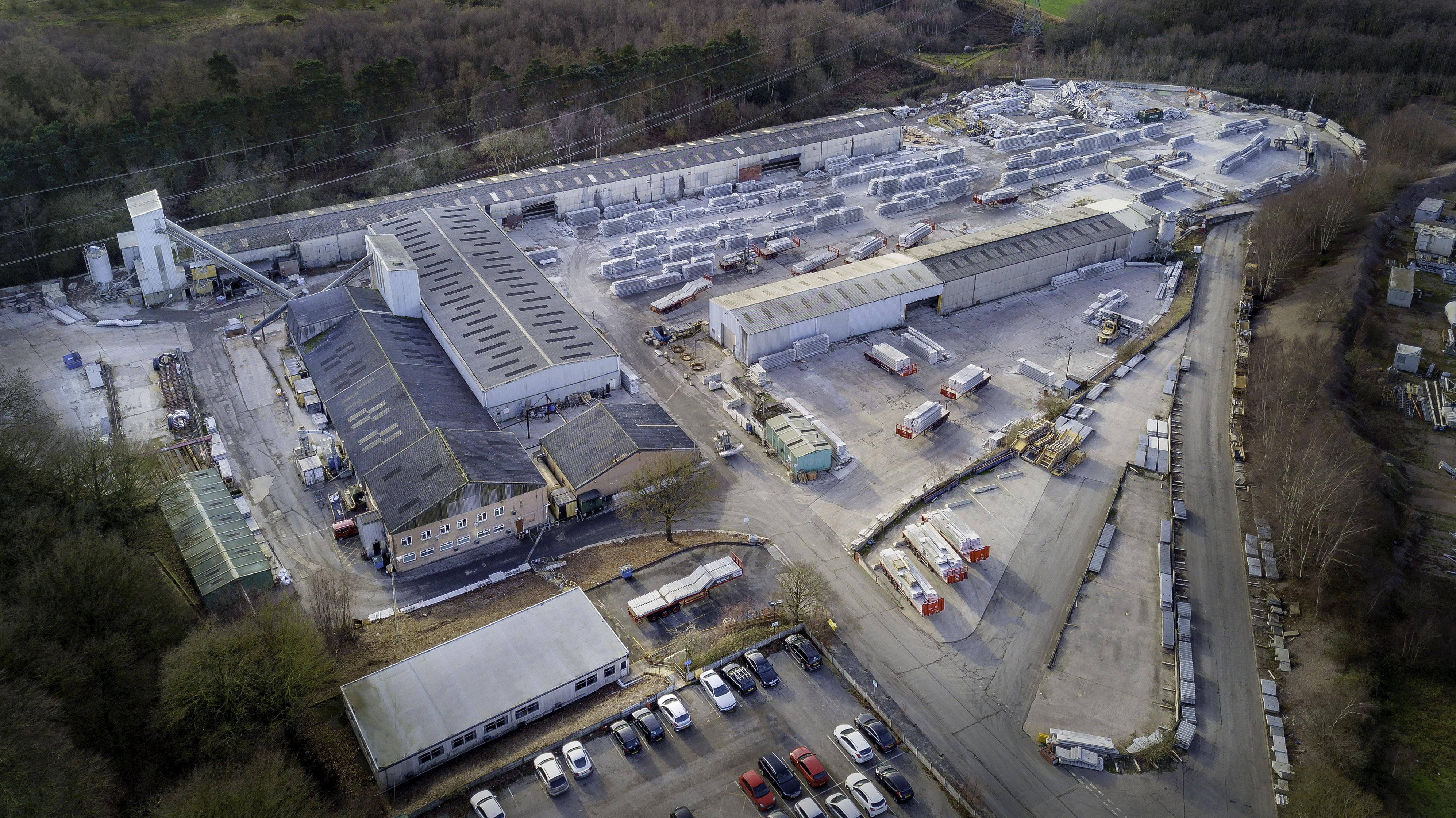 Coltman drone shot of site