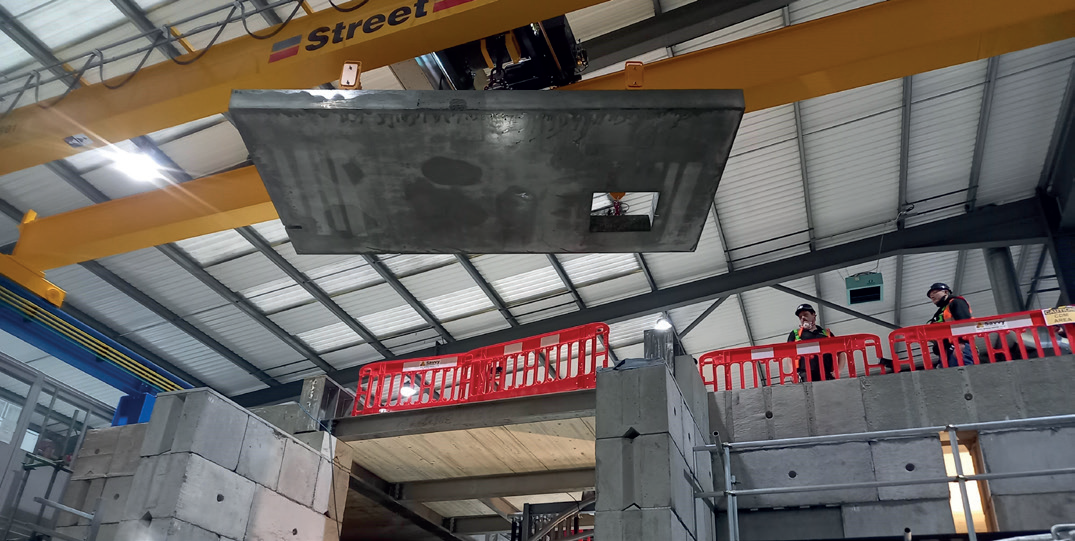 bespoke concrete roof slabs for fusion reactor
