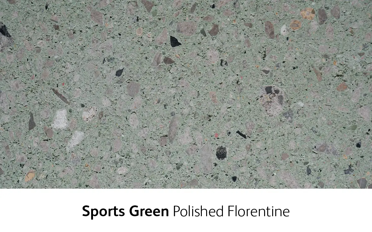 Architectural masonry Sports Green Polished Florentine Premier