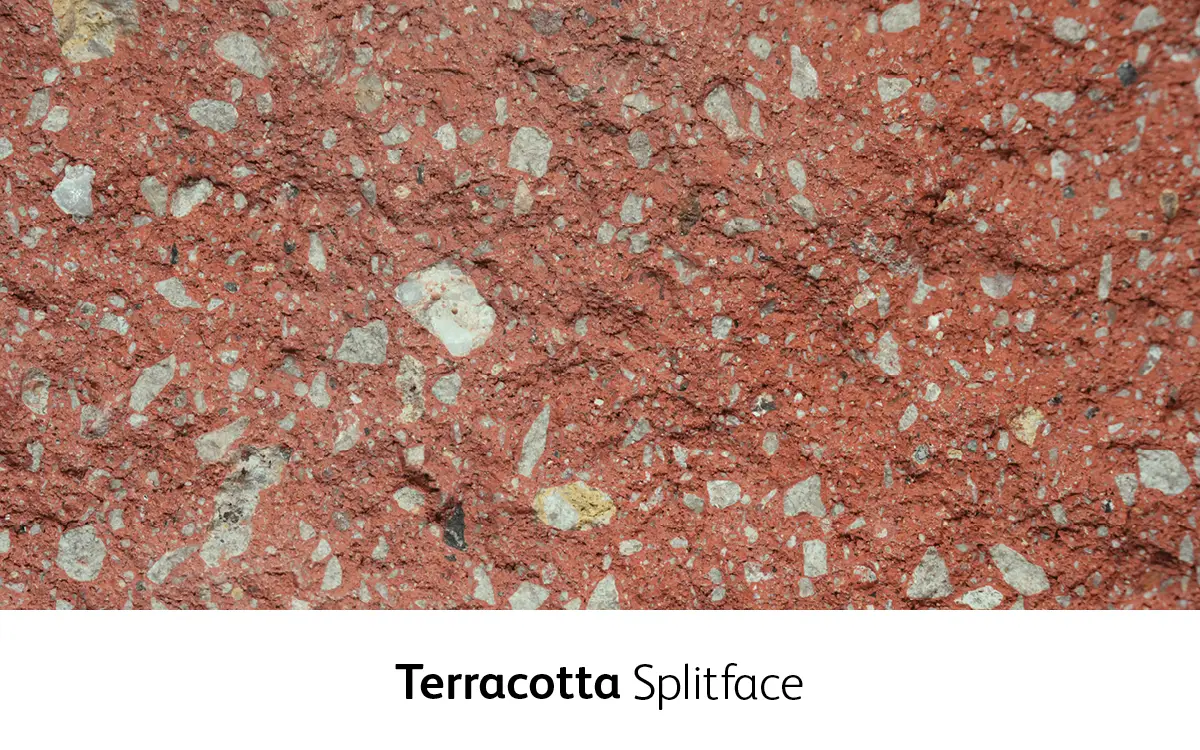 Architectural masonry Terracotta Splitface Premier