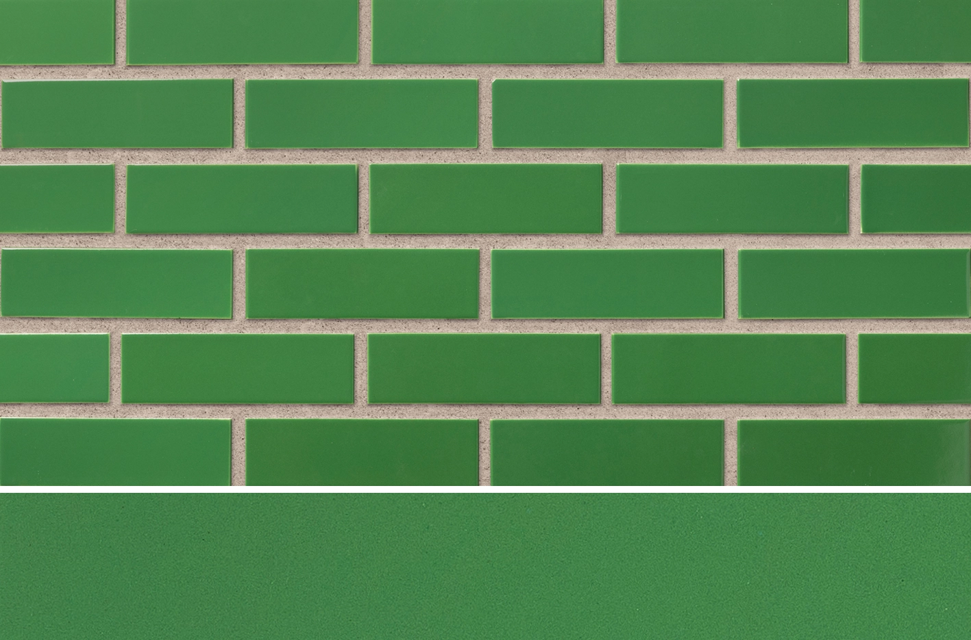 Mint TCL-MINT GLAZED Clerkenwell brick panel image