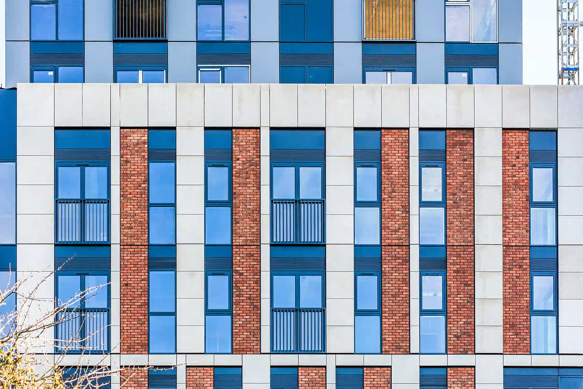 Castle Park View - Brick slips & Mechslip facade system