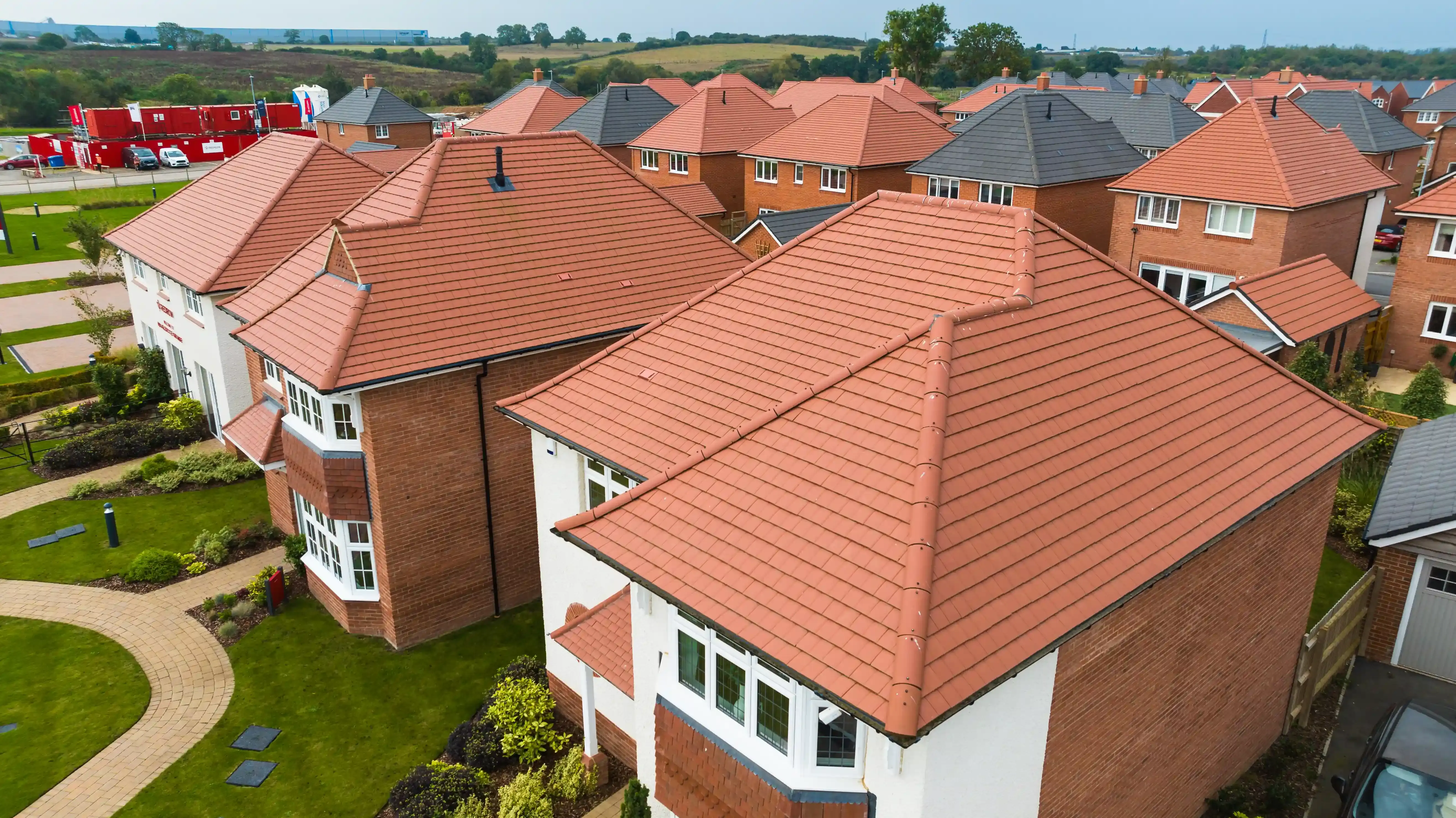 Gemini roof tile Red Grange View Houses
