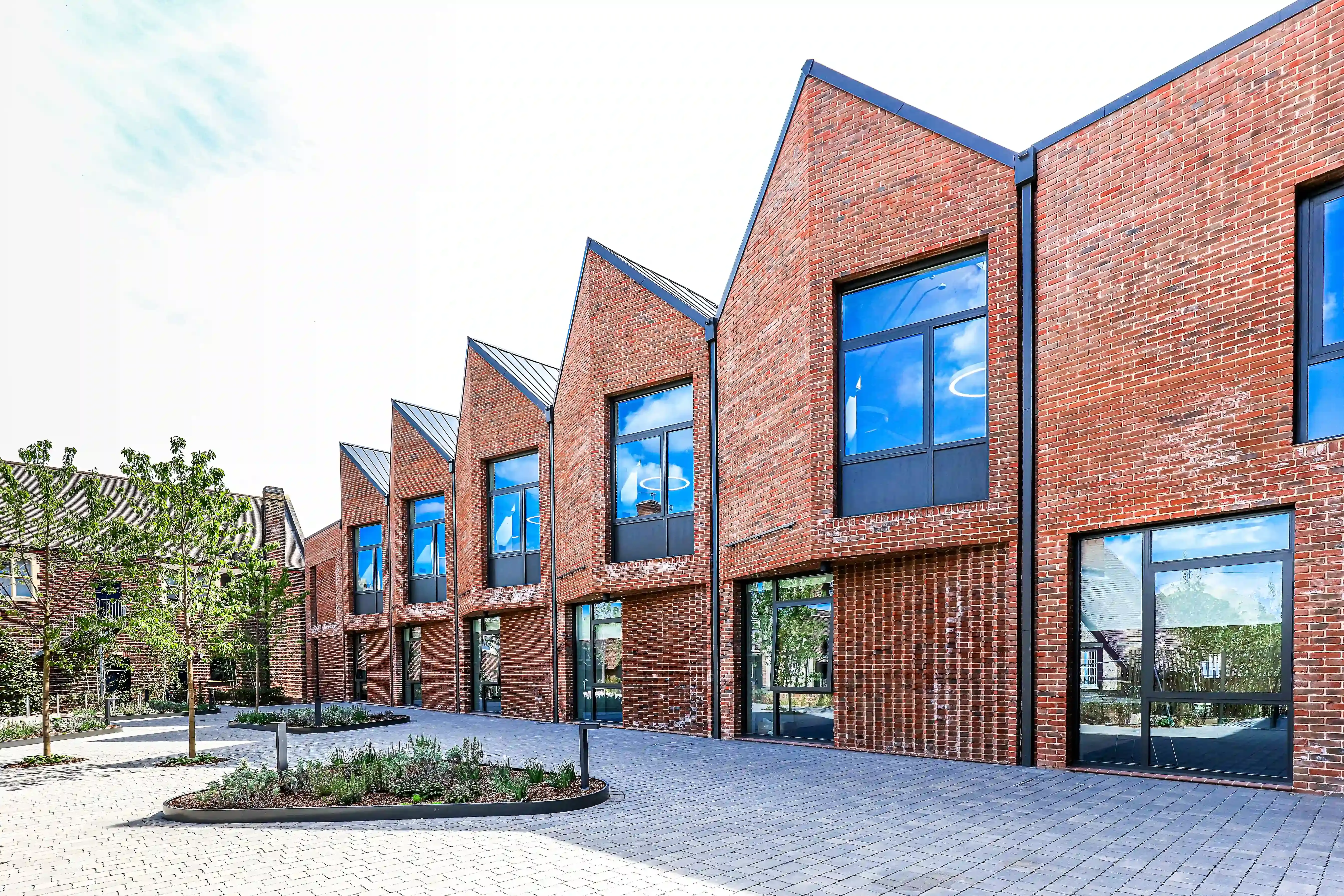 Berkhamsted School Sixth Form, Hertforshire, New Chailey Stock Bricks