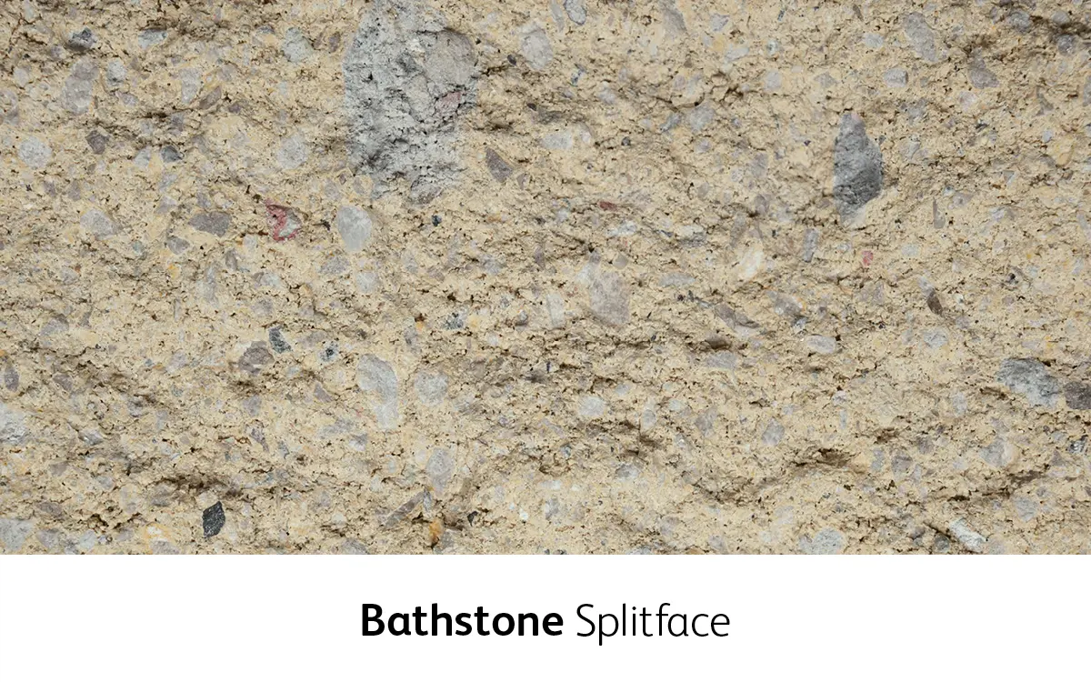 Architectural masonry Bathstone Splitface Classic