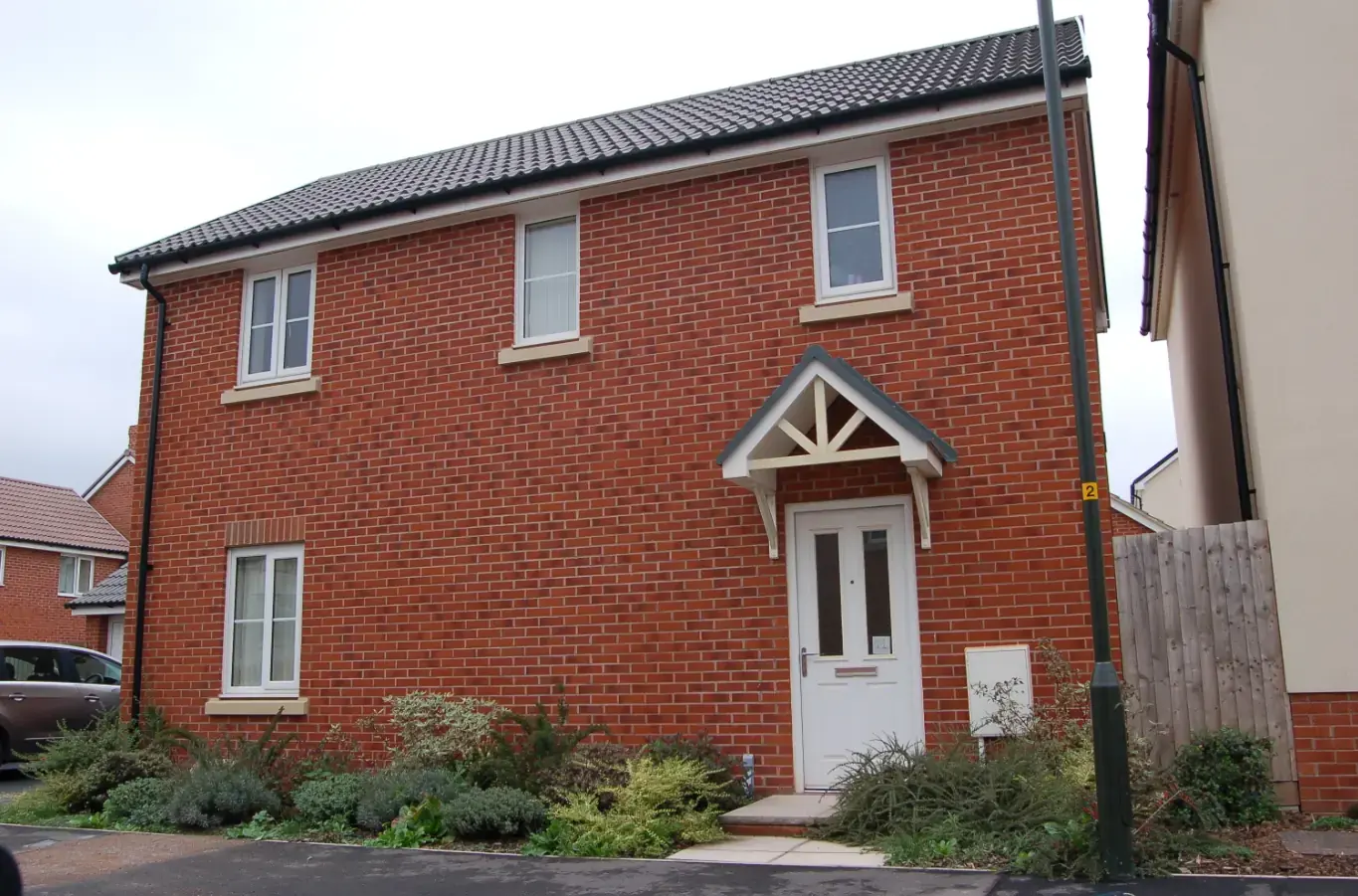 Berkley Residential Home Bridgewater Weathered Red bricks