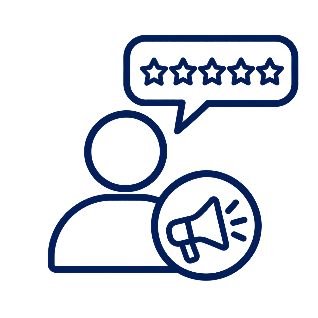 Customer referral rating icon - Ibstock Non-Financial Highlights