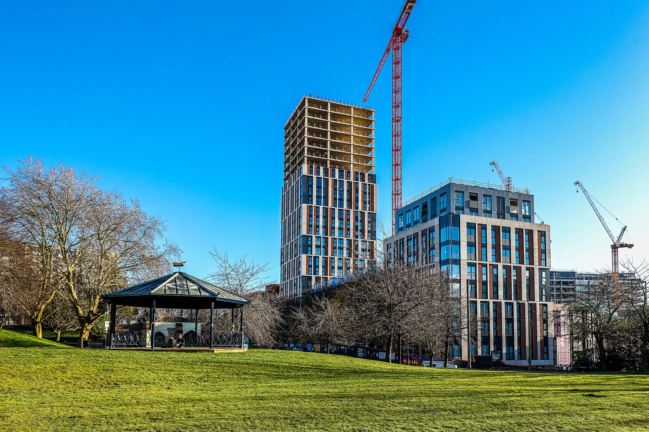 Castle Park View - Brick slips & Mechslip facade system