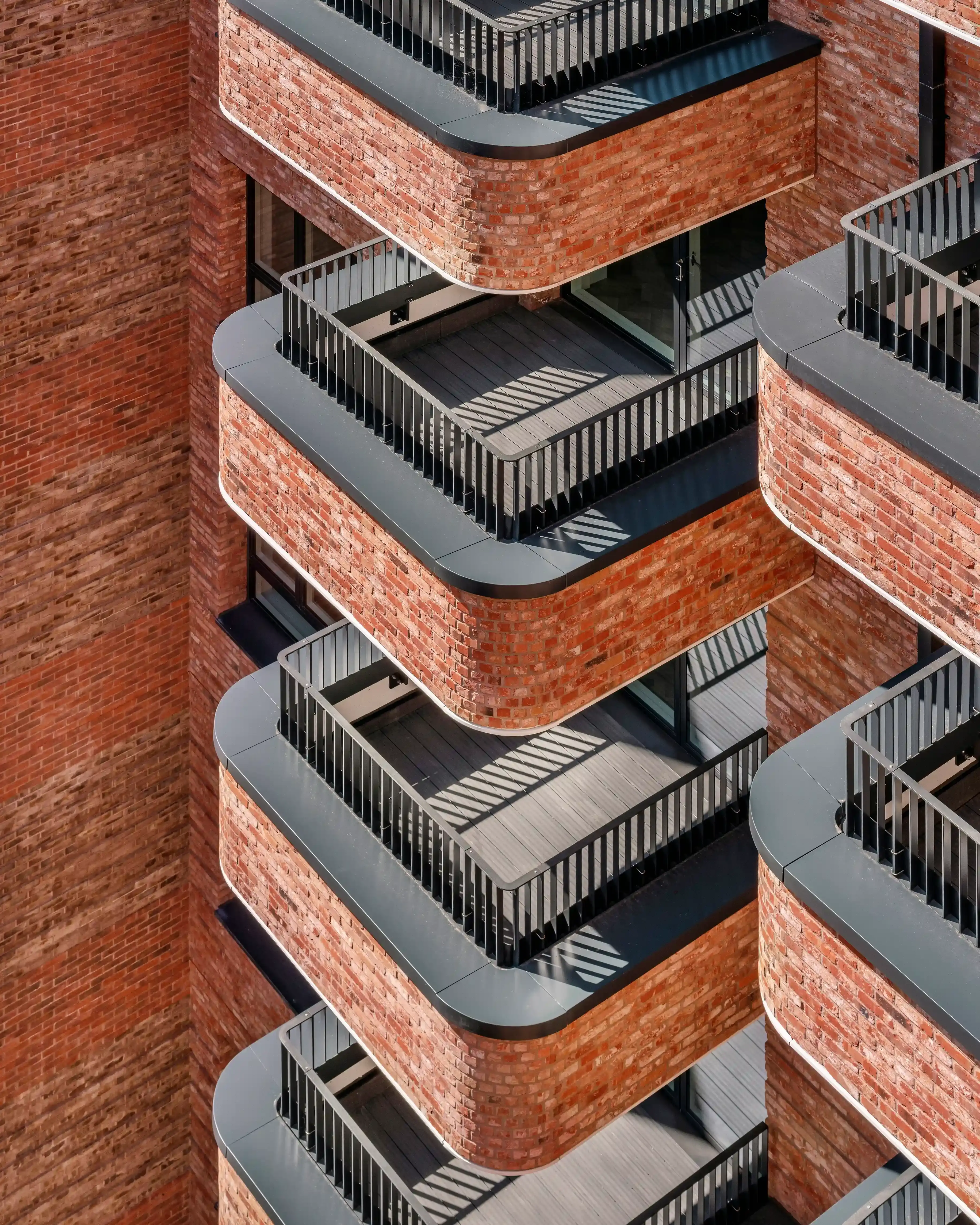 Bulrush Court uses Ibstock's Commercial Red & Olde English Grey bricks