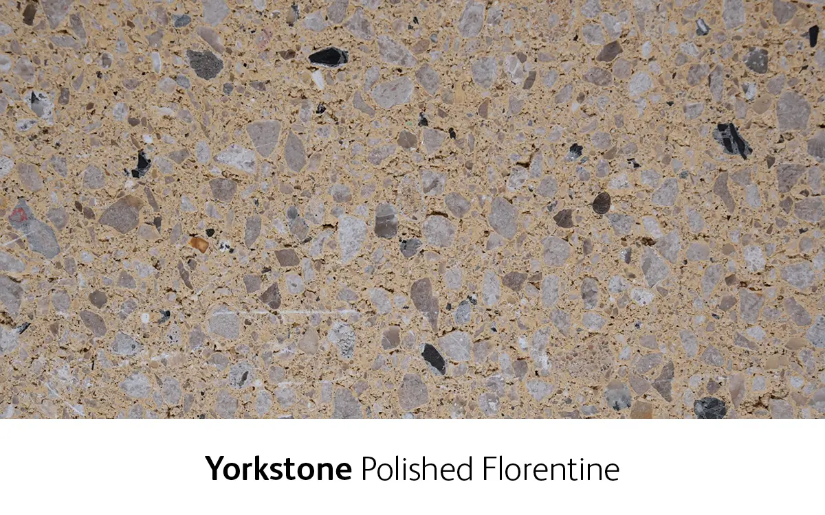 Architectural masonry Yorkstone Polished Florentine Premier