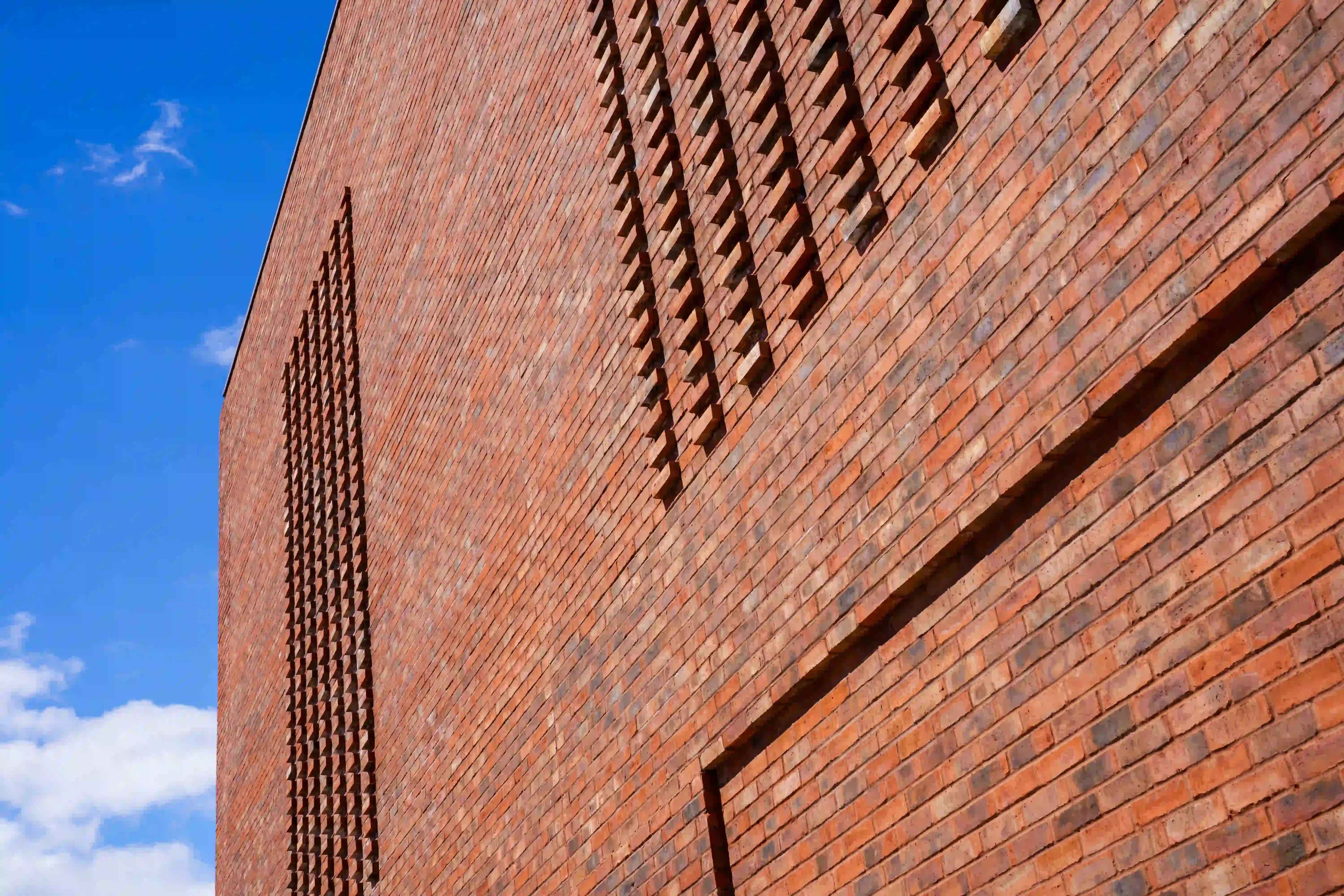 Blyth Culture Hub - Ibstock beamish blend bricks 