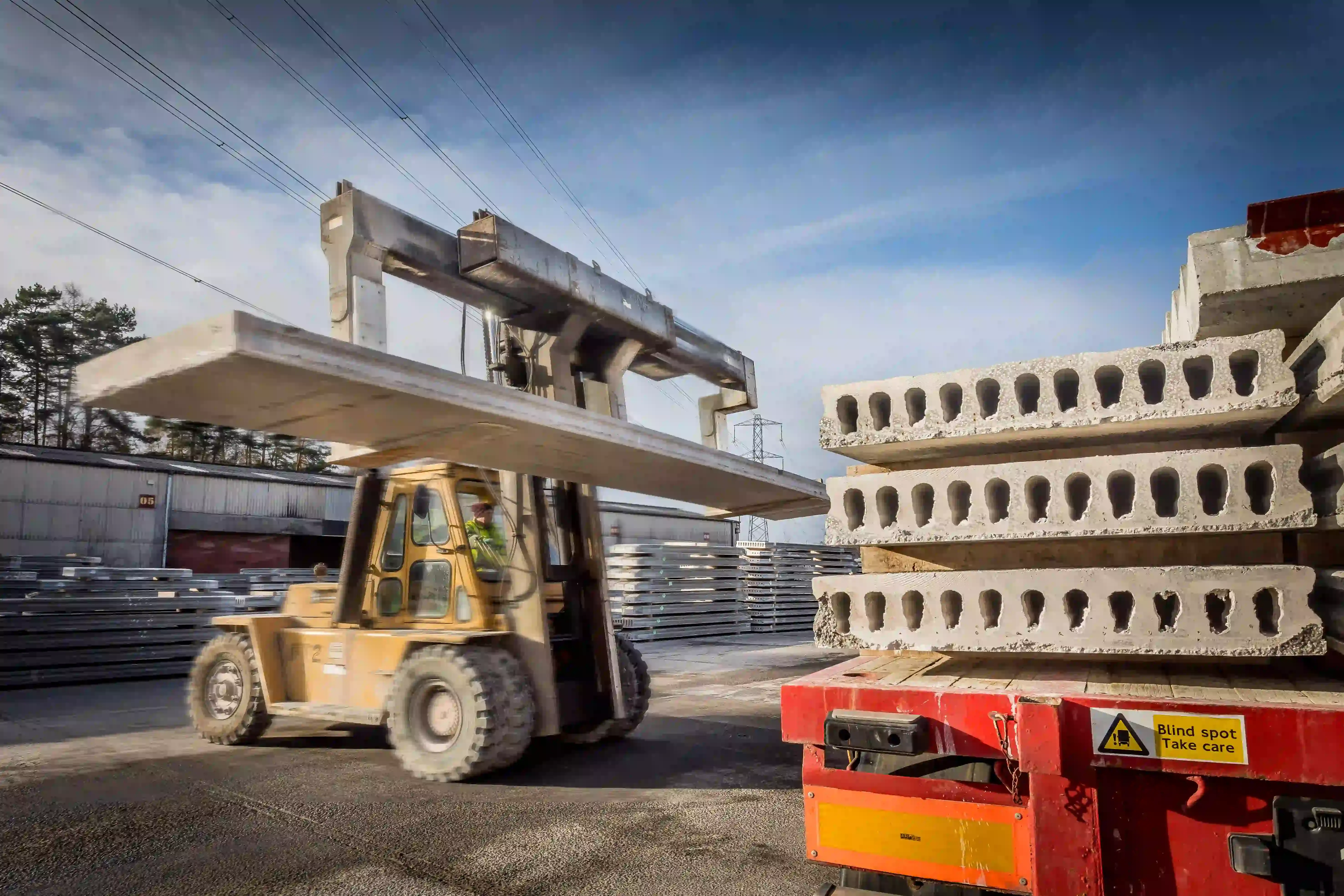 hollowcore loaded