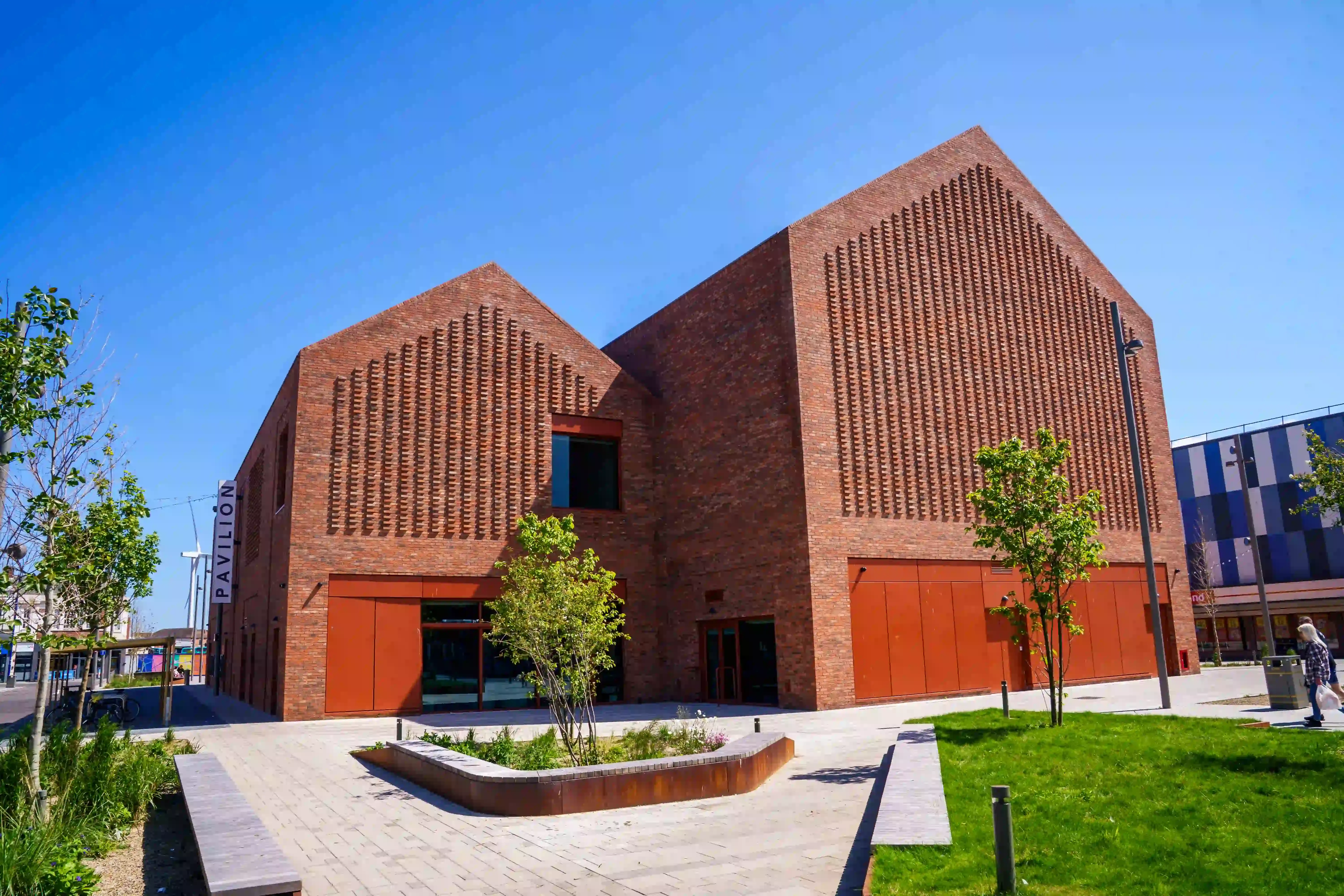 Blyth Culture Hub - Ibstock beamish blend bricks