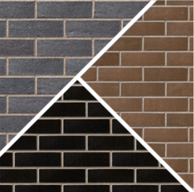 Blues, blacks and browns - i-range bricks