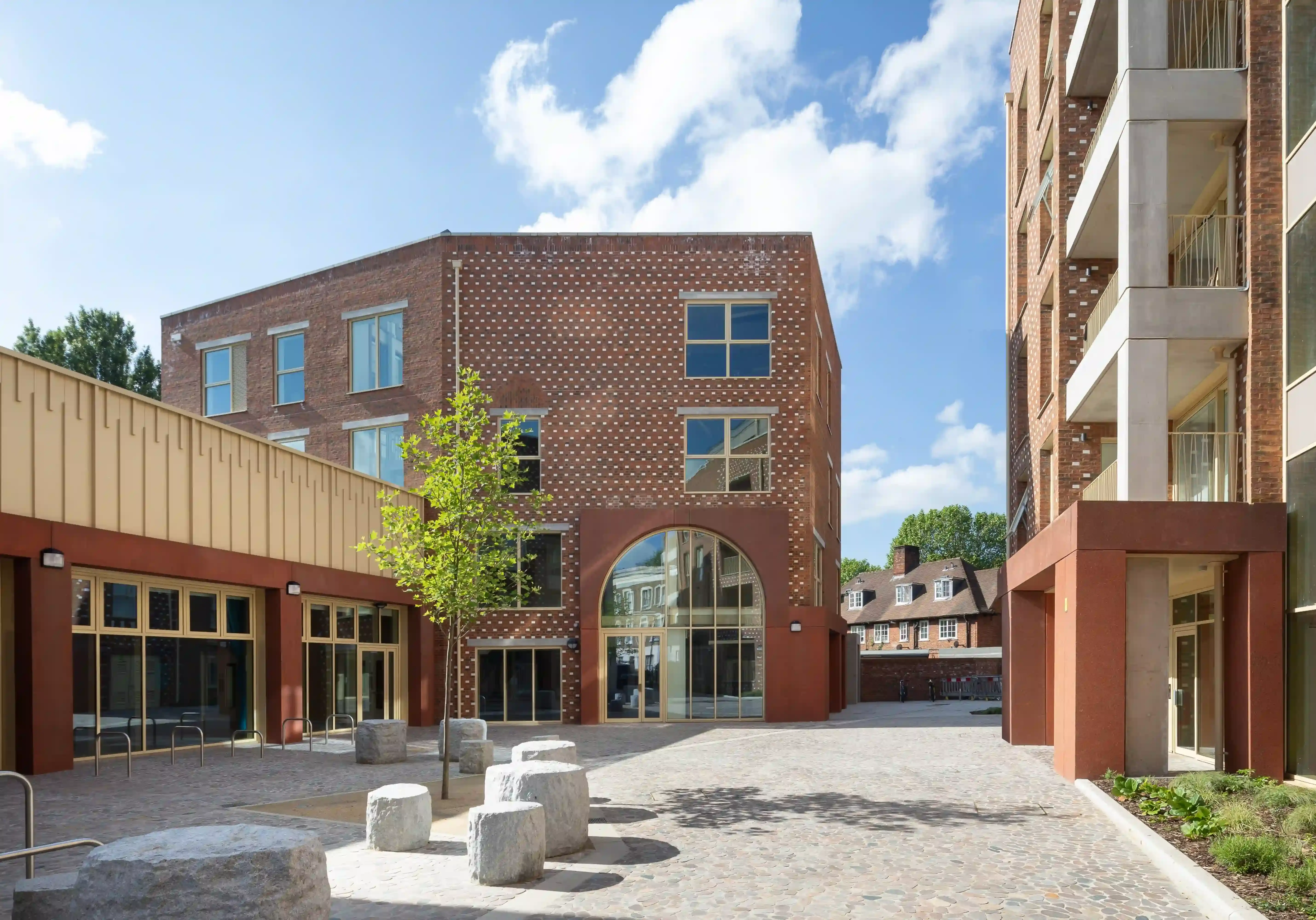 Highgate Newtown Community Centre - Birtley Olde English bricks & architectural masonry blocks