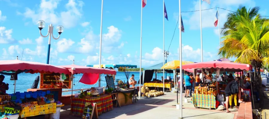 Sainte-Anne Guadeloupe marché 