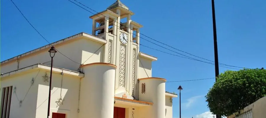 L’église Saint-Jean Baptiste à Baie-Mahault en Guadeloupe