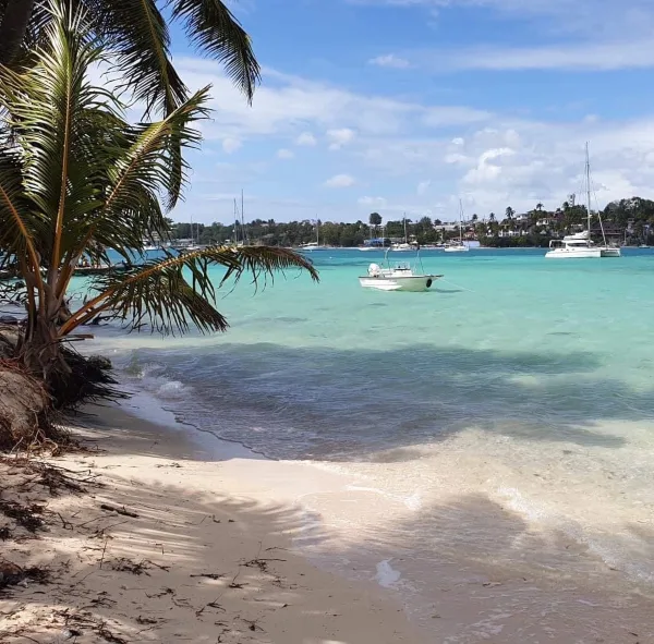 Accès îlet Gosier Guadeloupe