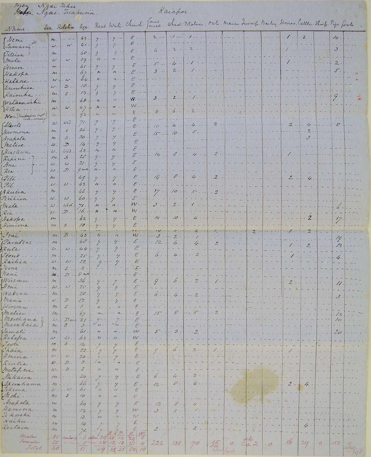 Population at Kaiapoi - Page 2