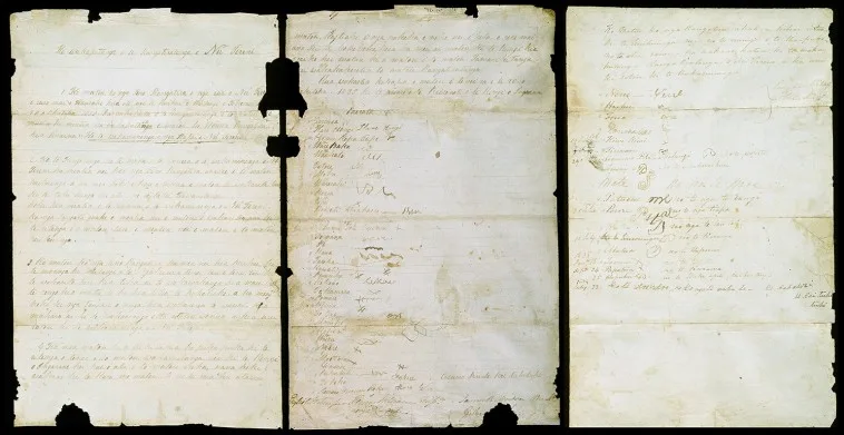 Photo of He Whakaputanga o te Rangatiratanga o Nu Tireni - the New Zealand declaration of independence