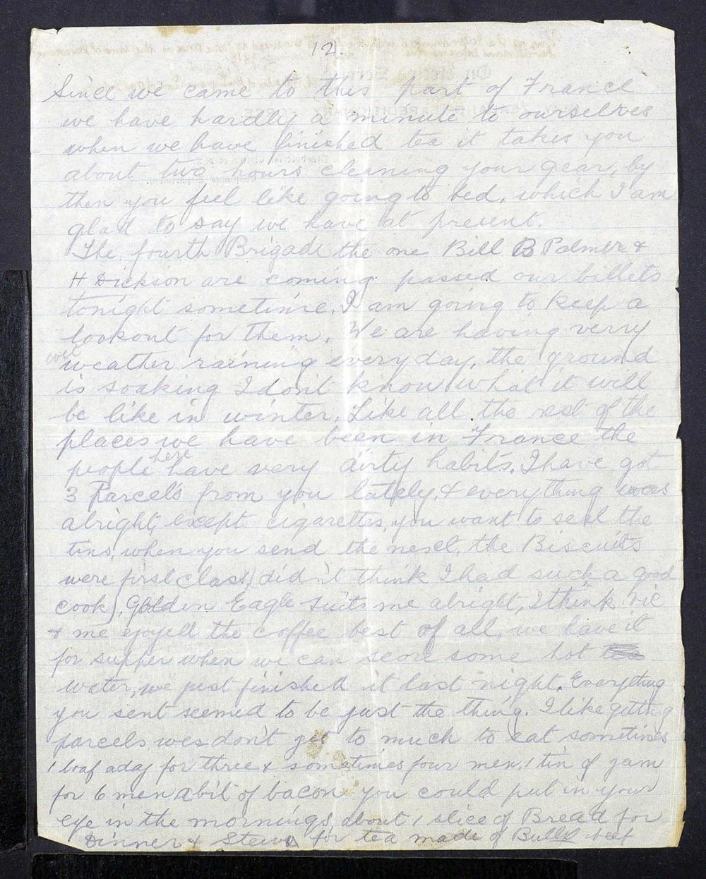 Alexander Mee Letters to Jessie - 31 August 1917 - Page 2