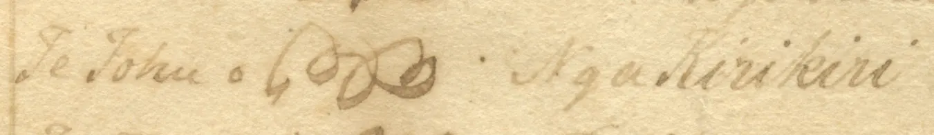 Ngakirikiri signature