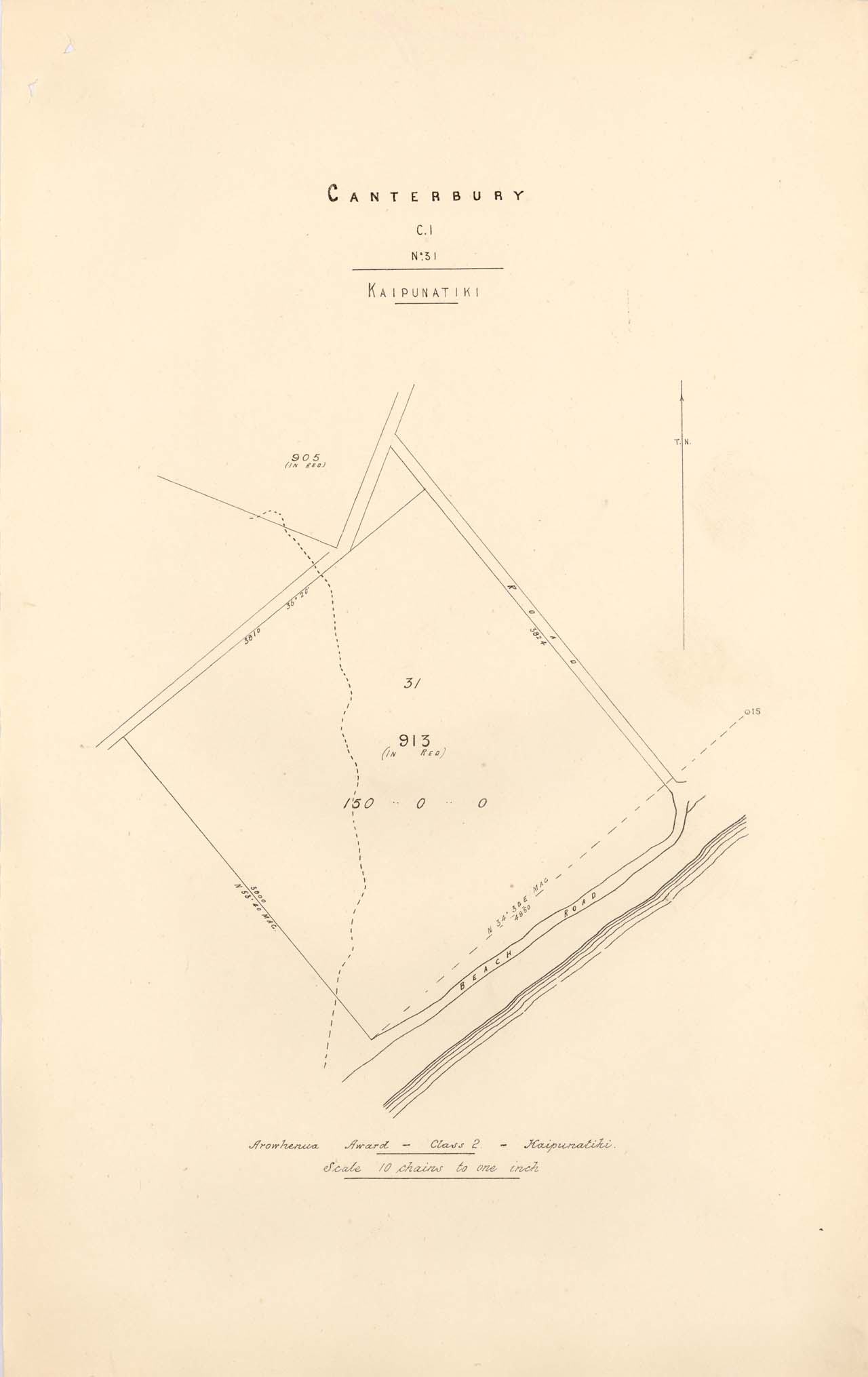 Reserve 913 - Kaipunatiki - 1870