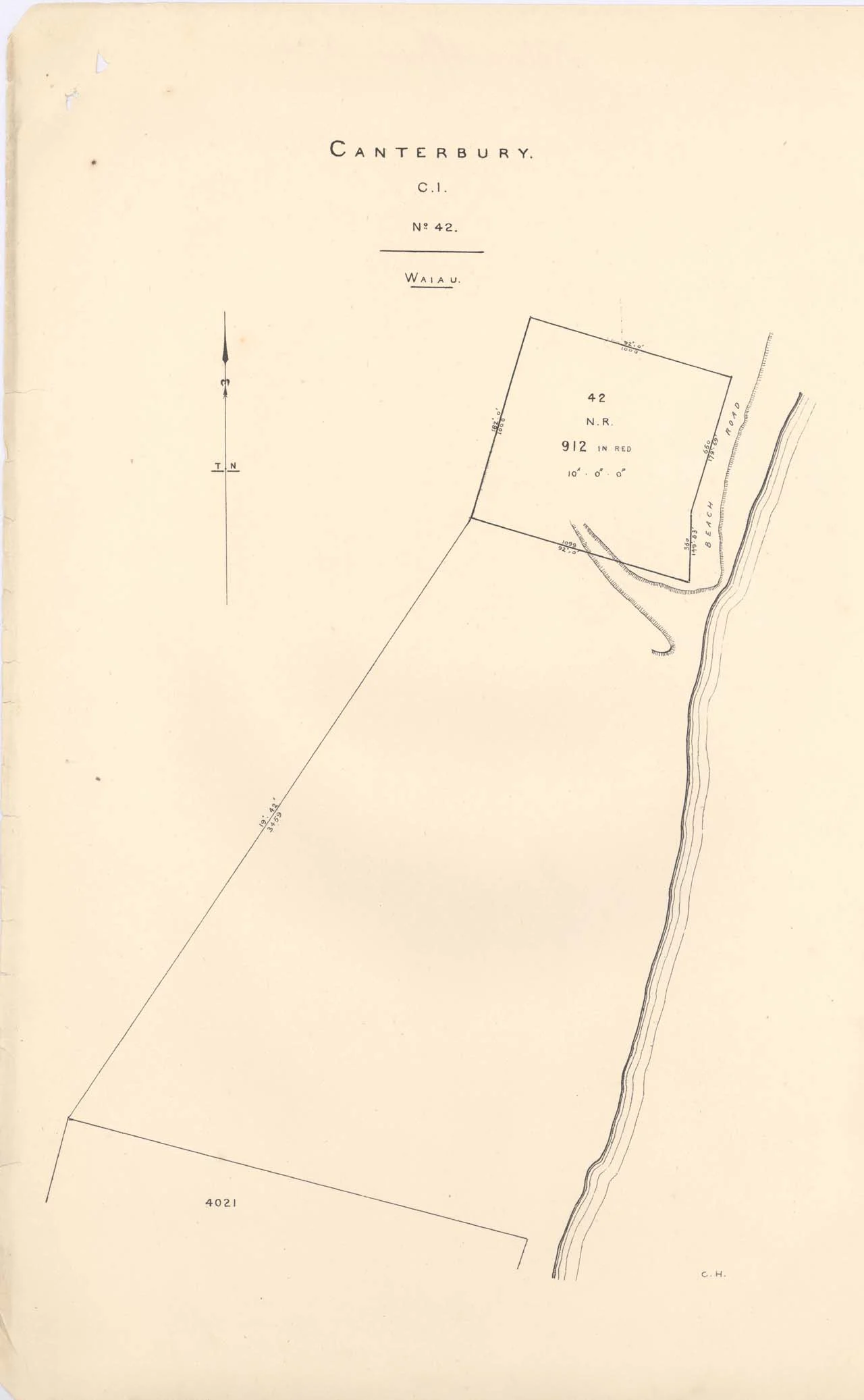 Reserve 912 - Waiau - 1870