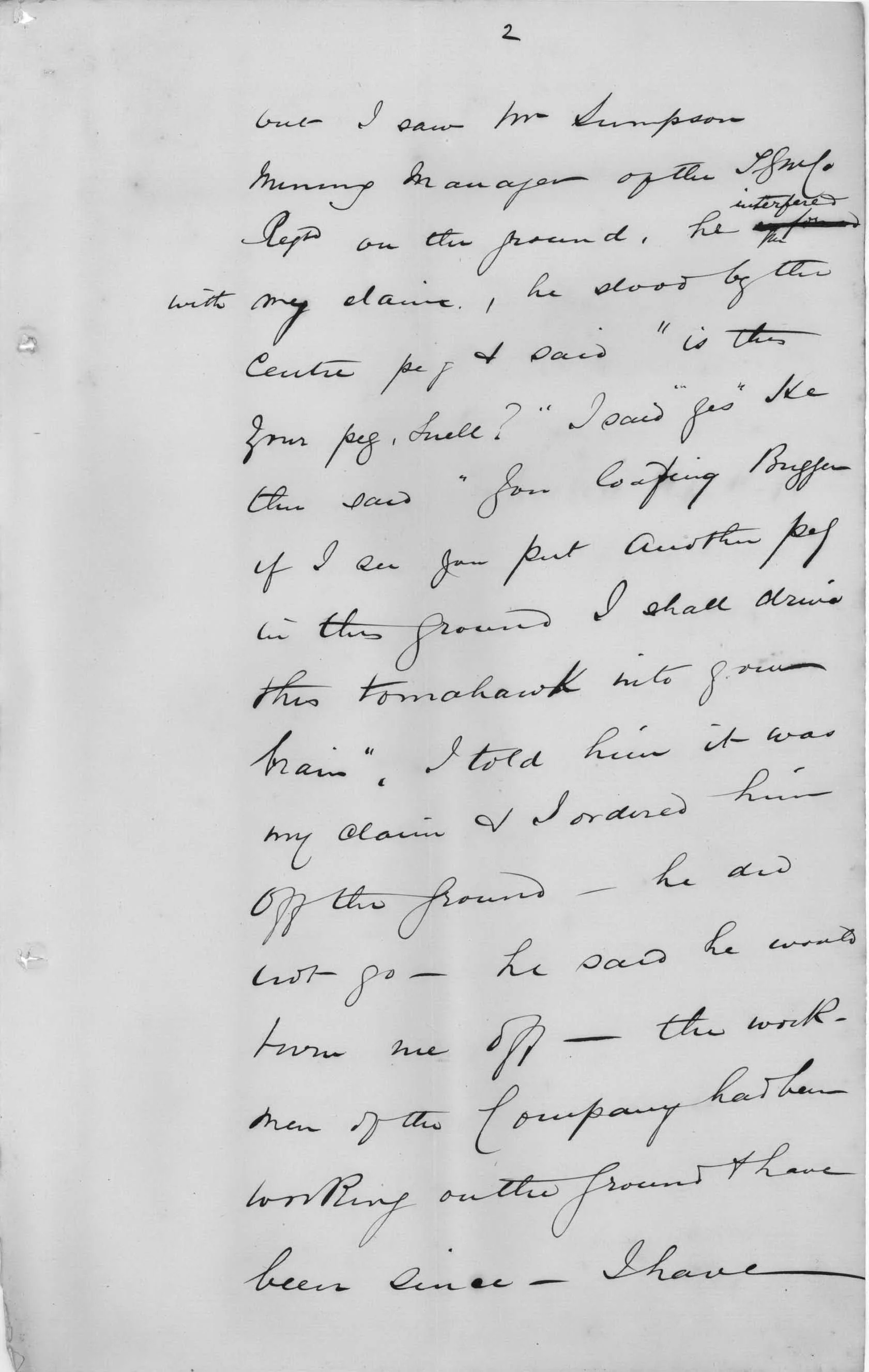 Black and white scan of a handwritten file