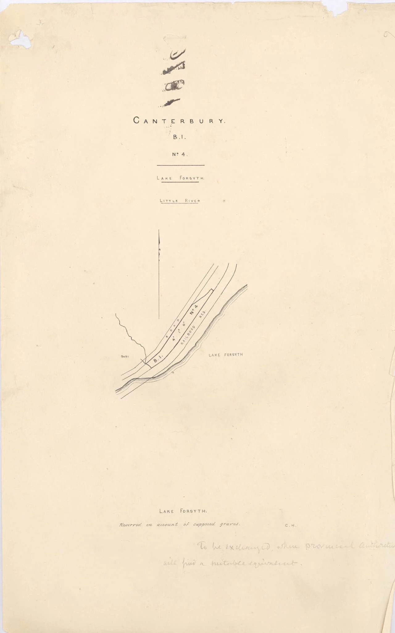 Reserve - Little River - Wairewa - 1870