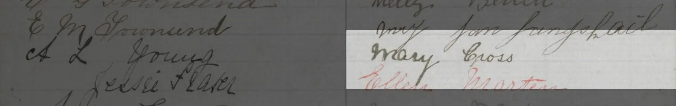 Signature on a Waitangi sheet