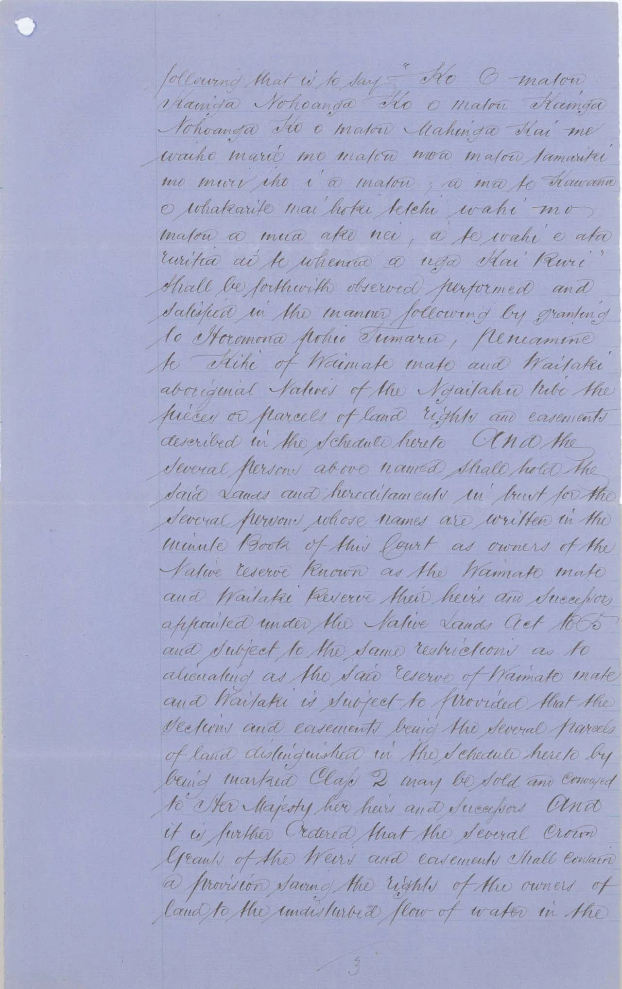 Descriptions - Sth Canterbury Native Land Court Reserves of 1868 - Page 3