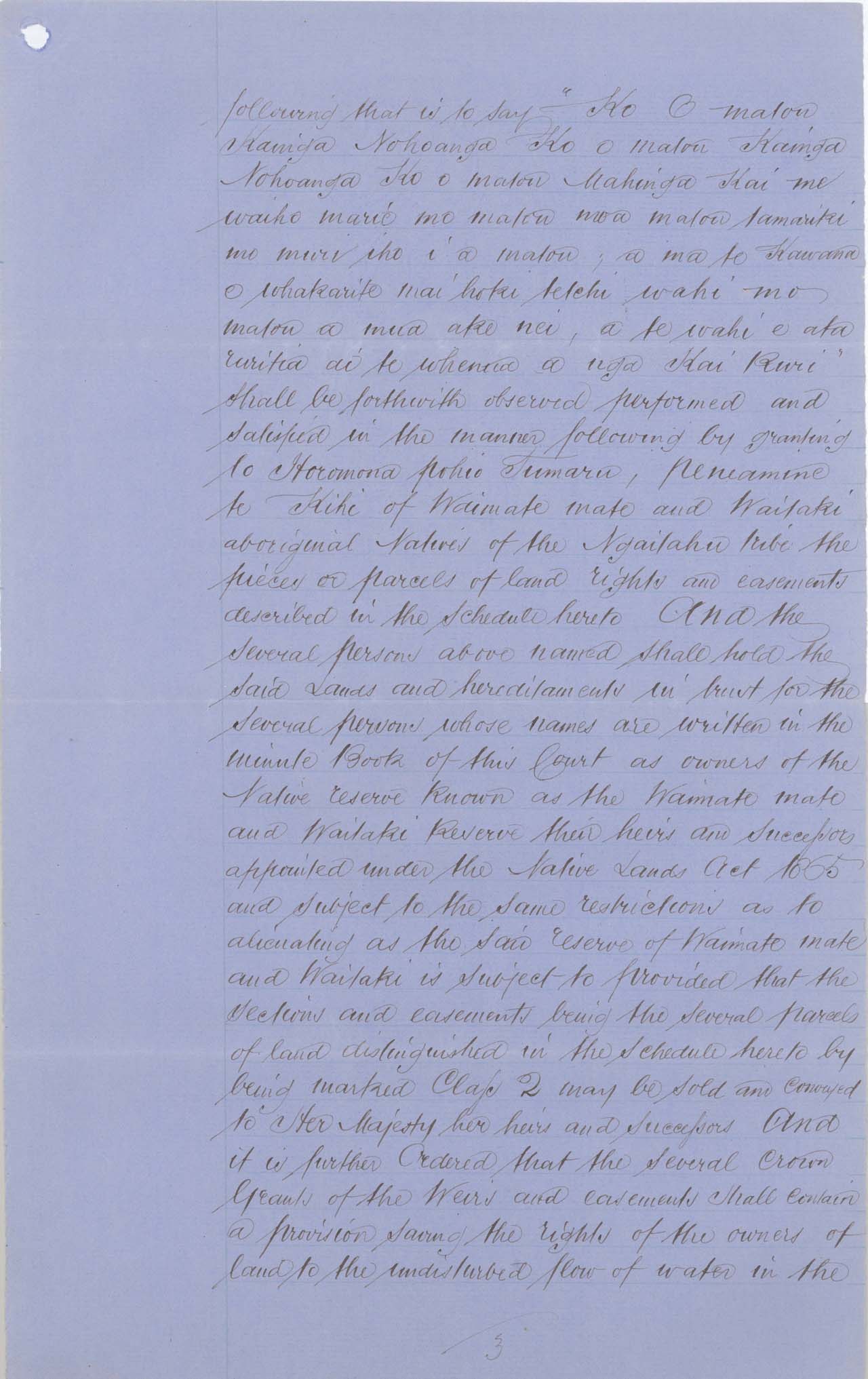 Descriptions - Sth Canterbury Native Land Court Reserves of 1868 - Page 3