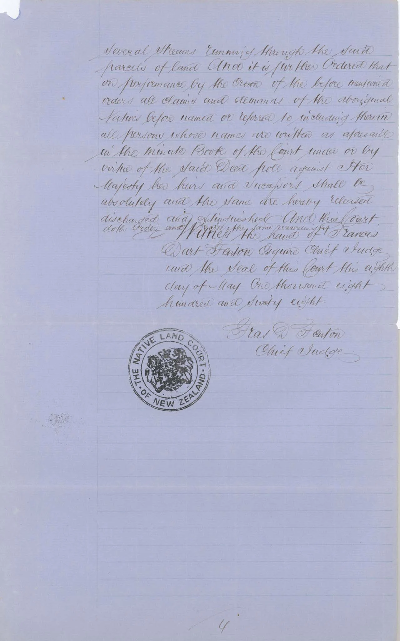 Descriptions - Sth Canterbury Native Land Court Reserves of 1868 - Page 4