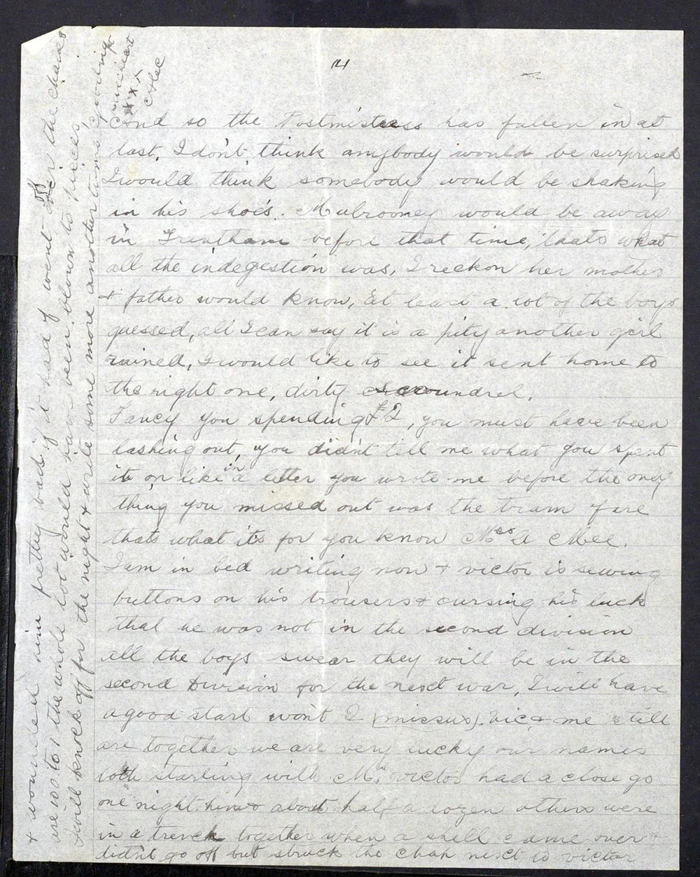 Alexander Mee Letters to Jessie - 11 September 1917 - Page 2