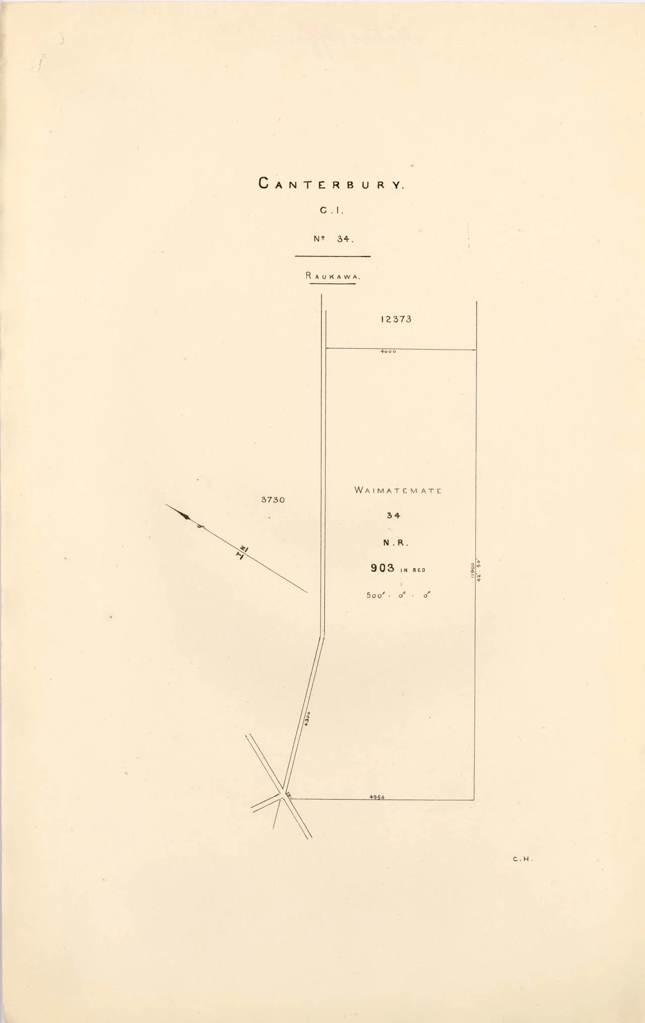 Reserve 903 - Waimate - 1870