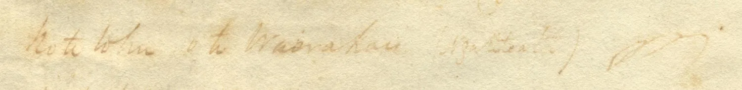 Te Wairakau signature